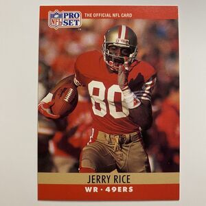 1990 Pro Set Football Card Jerry Rice #295 Vintage HOF